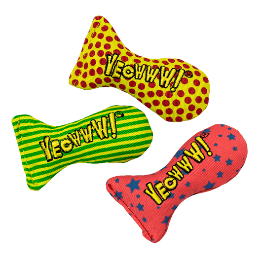 Yeowww! Stinkies Catnip Sardines Trio