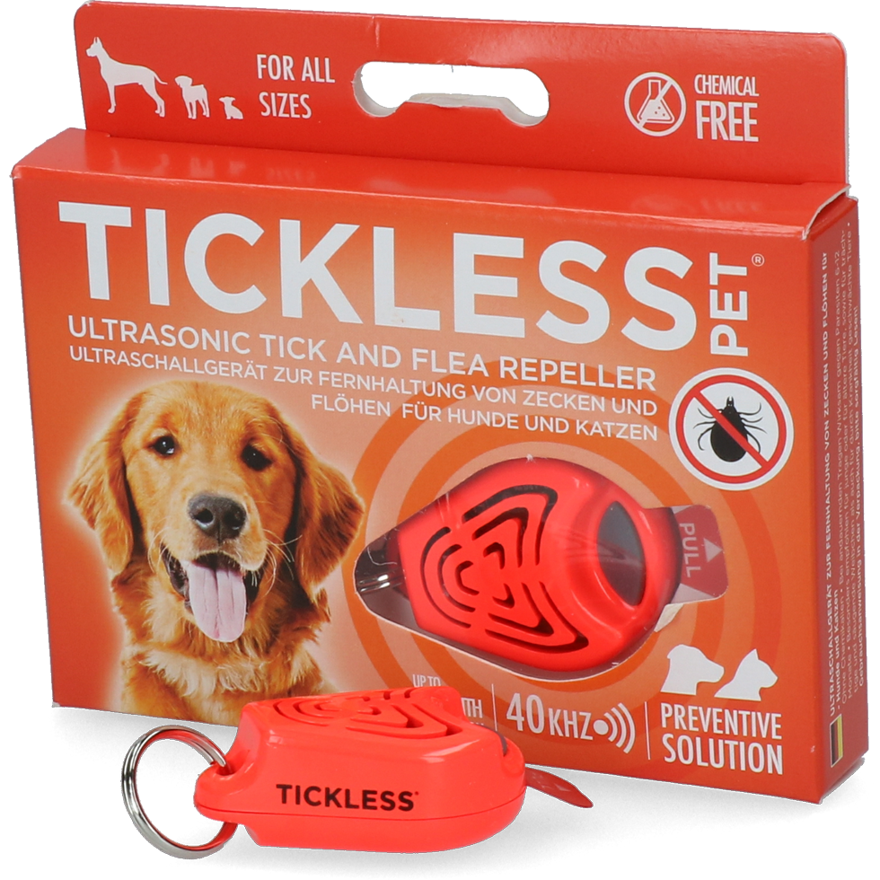 Tickless Pet minimaal 6 maanden bescherming Oranje