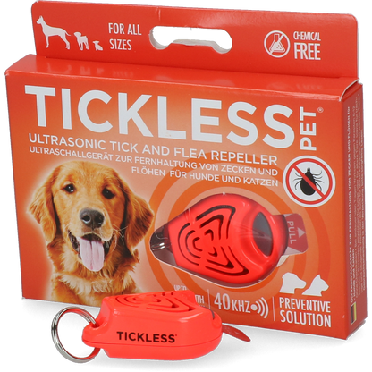 Tickless Pet minimaal 6 maanden bescherming Oranje