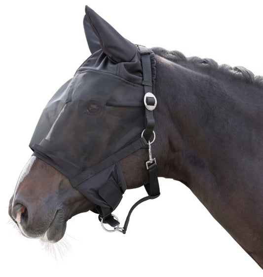 Halster met geïntegreerd vliegenmasker Pony
